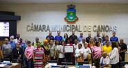 Câmara de Canoas homenageia Império da Mathias em Grande Expediente